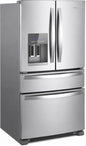 Whirlpool 24 5 Cu Ft French Door Refrigerator In Fingerprint Resistant Stainless Steel