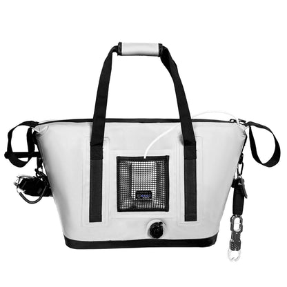 37QT Fish Cooler Bag With Fishing Rod Holder
