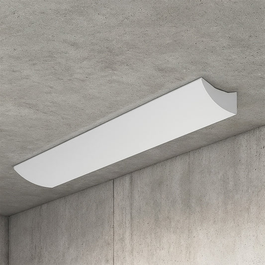 LB 48 in. x 10 in. Clear Narrow Wraparound Prismatic Lens 600171