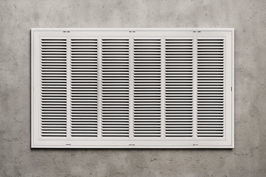 30 in. x 20 in. Steel Return Air Filter Grille in White