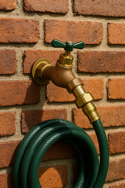 Brass 1/2 in. Compression x 3/4 in. Plus 3/4 in. Plus MHT Plus No Kink with Lead Free Copper Plus Wall Faucet 254CCLF