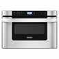 Sharp 24 in 1 2 cu ft Built in Microwave Drawer with Auto Touch Control and Sensor Cook in Stainless Steel KB6524PSY
