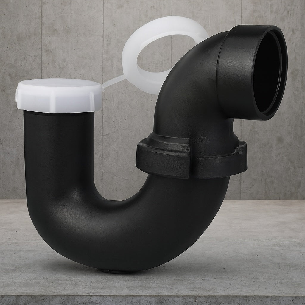 Pipe 1 1 2 ABS LA PTRN P Trap Hub x Slip Joint with Union ABS00711P0600HD/313834648