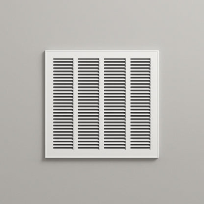 20 in. x 20 in. Steel Return Air Filter Grille in White