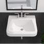 Aragon 19 in Rectangular Vitreous China Bathroom Sink in White