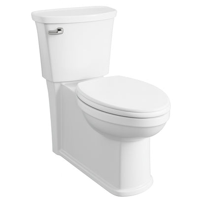 American Standard Cadet 3 Decor Tall Height 2 Piece 1 28 GPF Single Flush Elongated Toilet with Seat in White Seat Included