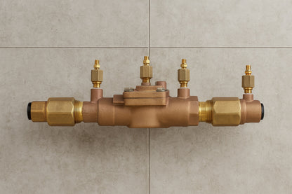3/4 in. Bronze FPT x FPT Double Check Valve Assembly Backflow Preventer