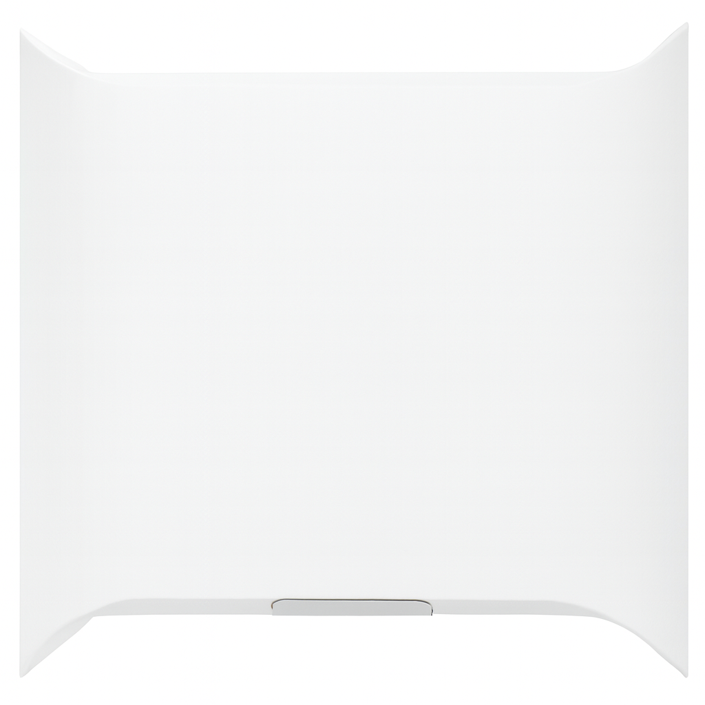 MUSTEE - Topaz 30 in x 60 in 3 Piece Direct to Stud Alcove Tub Wall Kit in White