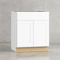 Hampton Bay Hampton 36 in W x 24 in D x 34 5 in H Assembled Sink Base Kitchen Cabinet in Satin White
