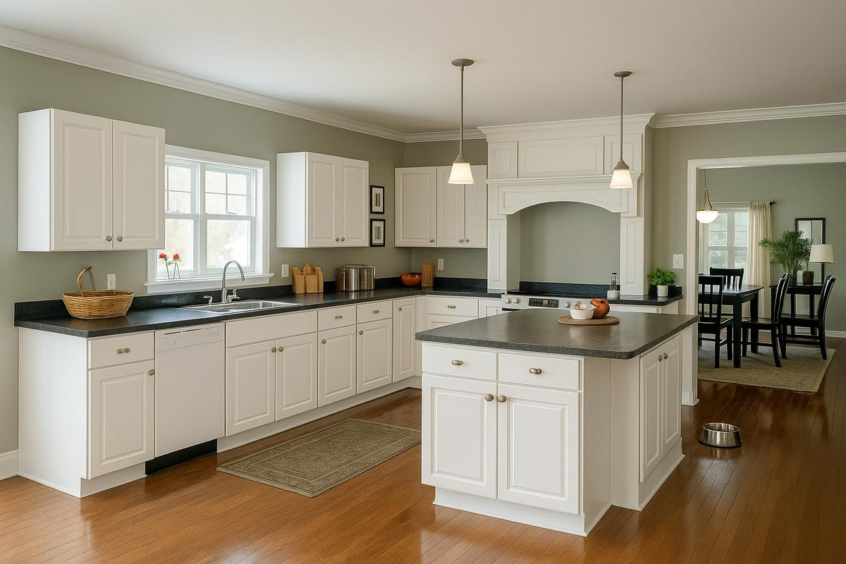 Hampton Bay Hampton 36 in W x 24 in D x 34 5 in H Assembled Sink Base Kitchen Cabinet in Satin White
