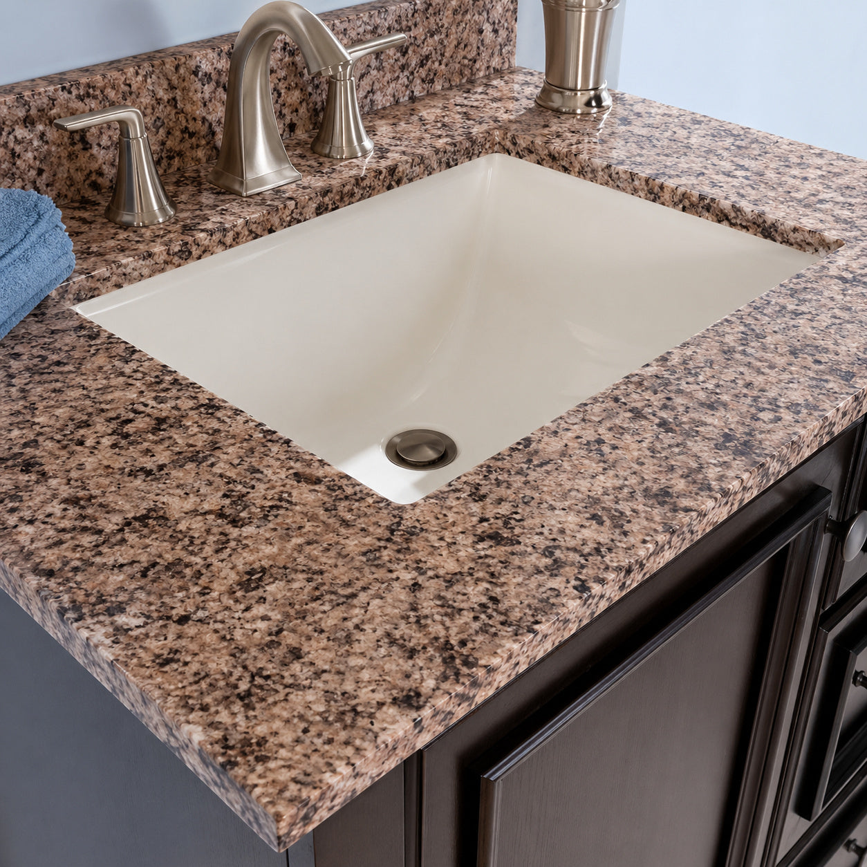 Home Decorators Collection 31 in W x 22 in D Marble White Rectangular Single Sink Vanity Top in Capri