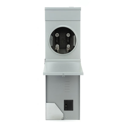 Midwest Electric Products 100 Amp Metered Temporary Power Outlet Box