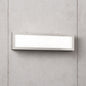 Home Decorators 180-Watt Equivalent Brushed Nickel Integrated LED Vanity Light and Durable Steel Construction Softly Diffused by the White Shade