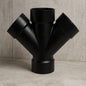 3 in. ABS DWV All Hub Double Wye