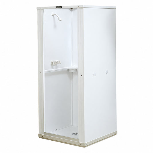 Durastall 32 in x 32 in x 75 in Shower Stall with Standard Base in White 68