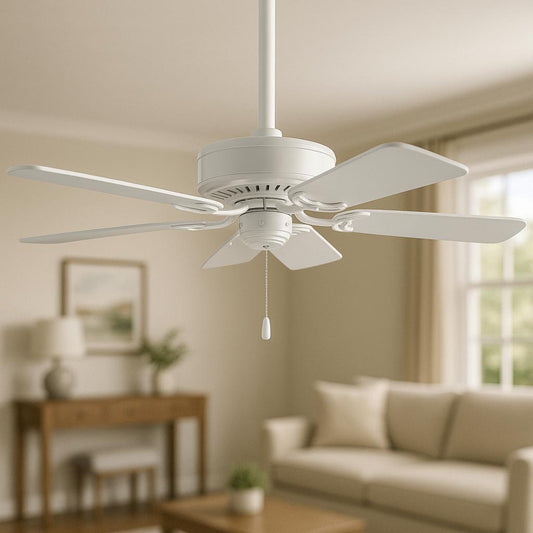 Progress Lighting AirPro Builder 42 in Indoor White Ceiling Fan P2500 30/202217303 785247250011 Progress Lighting