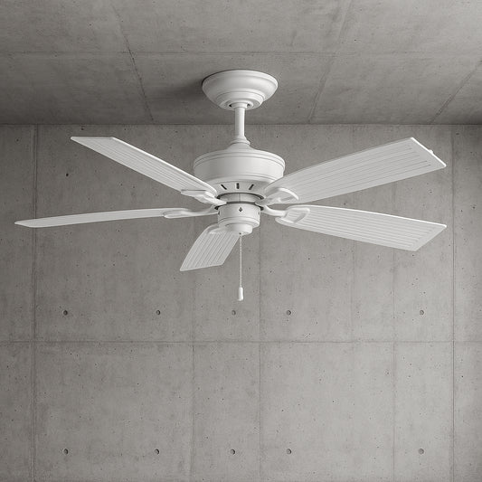 Hampton Bay Gazebo II 42 in. Indoor/Outdoor White Ceiling Fan
