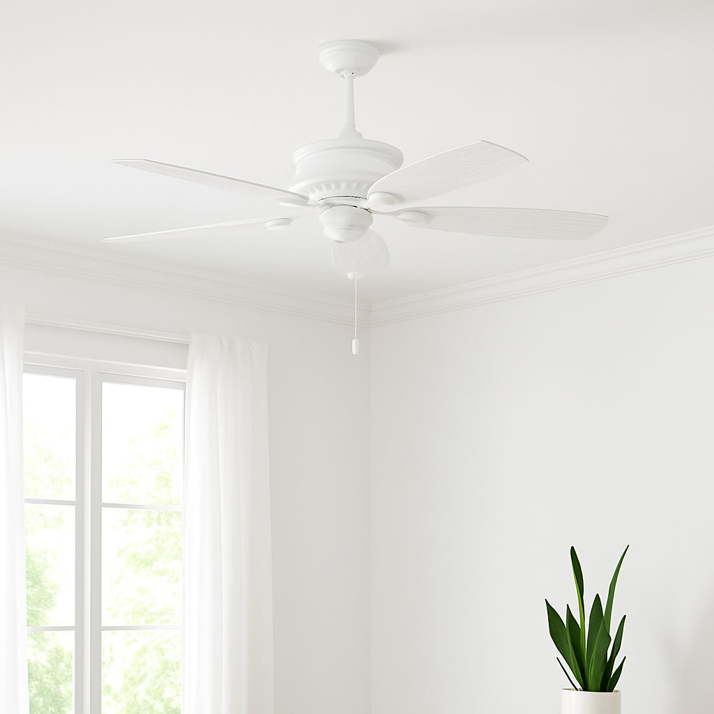 Hampton Bay Gazebo II 42 in. Indoor/Outdoor White Ceiling Fan