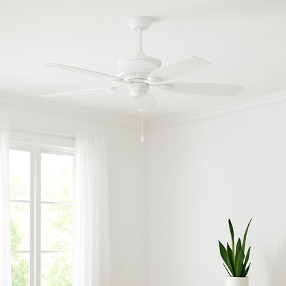 Hampton Bay Gazebo II 42 in. Indoor/Outdoor White Ceiling Fan
