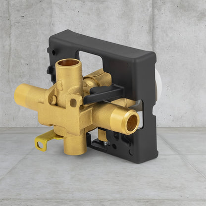 MultiChoice Universal Tub and Shower Valve Body Rough-in Kit with Screwdriver Stops