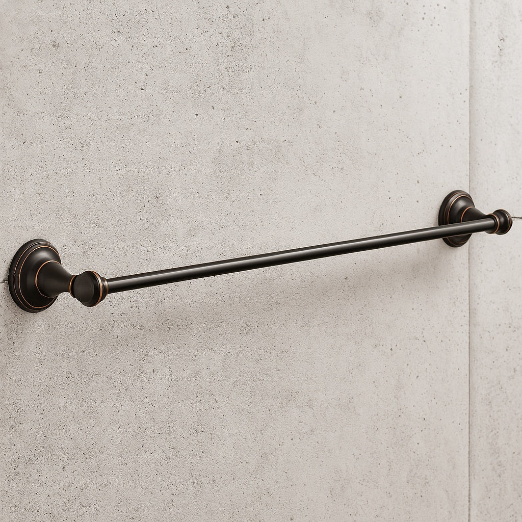 Porter 24 in. Wall Mount Towel Bar Bath Hardware Accessory in Oil Rubbed Bronze 78424 OB1