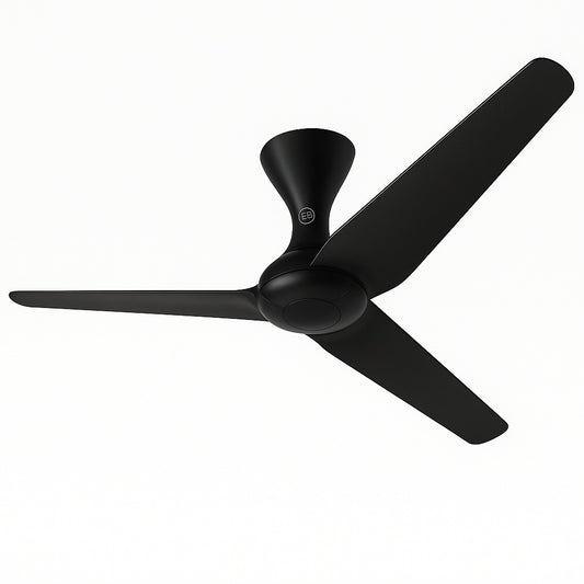 FANIMATION Drone 60 in Glossy Black Ceiling Fan with Remote Control and DC Motor FPD6235GBL/312947466#overlay