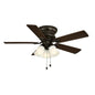 Clarkston II 44 in LED Indoor Oil Rubbed Bronze Ceiling Fan with Light Kit SW18030 ORB/307738183 845952001404 PRIVATE BRAND UNBRANDED