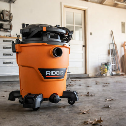 RIDGID 12 gal 5.0 peak hp Nxt Shop Vacuum with Filter Hose Attachments VF3702 Debris Bags VF7000 Foam Filter 2 Pack