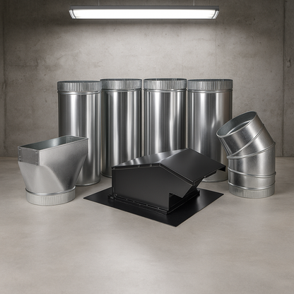 Master Flow  Master Flow 7 in. Appliance Vent Kit - Roof