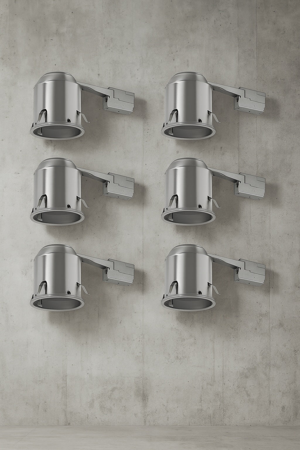 H7 6 in. Aluminum Recessed Lighting Housing for Remodel Ceiling, Insulation Contact (6 Pack) H7RICT 6PK