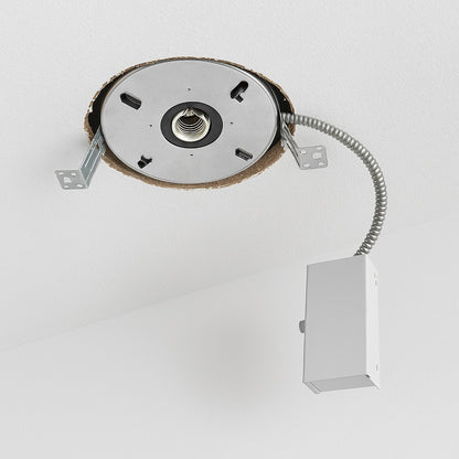 H7 6 in. Aluminum Recessed Lighting Housing for Remodel Ceiling, Insulation Contact (6 Pack) H7RICT 6PK