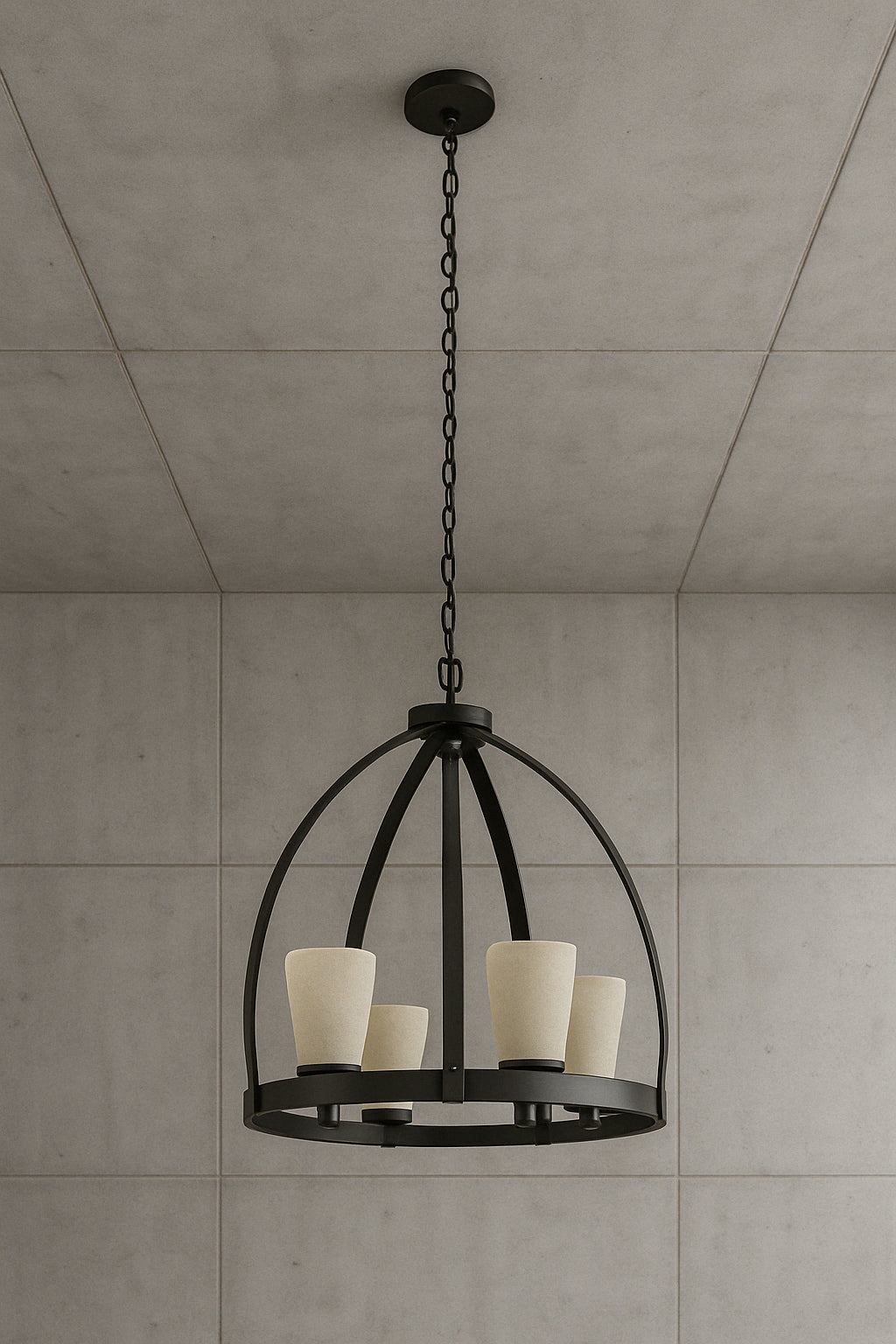 Progress Lighting P4658-84 Ridge Chandelier Espresso