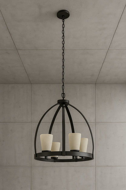 Progress Lighting P4658-84 Ridge Chandelier Espresso