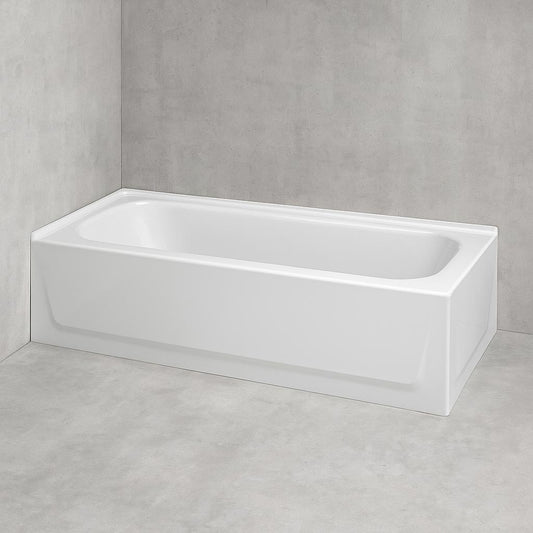 Bootz Industries Aloha 60 in x 30 in Soaking Bathtub with Left Drain in White 011 3365 00/314614191 8792113007 Bootz Industries