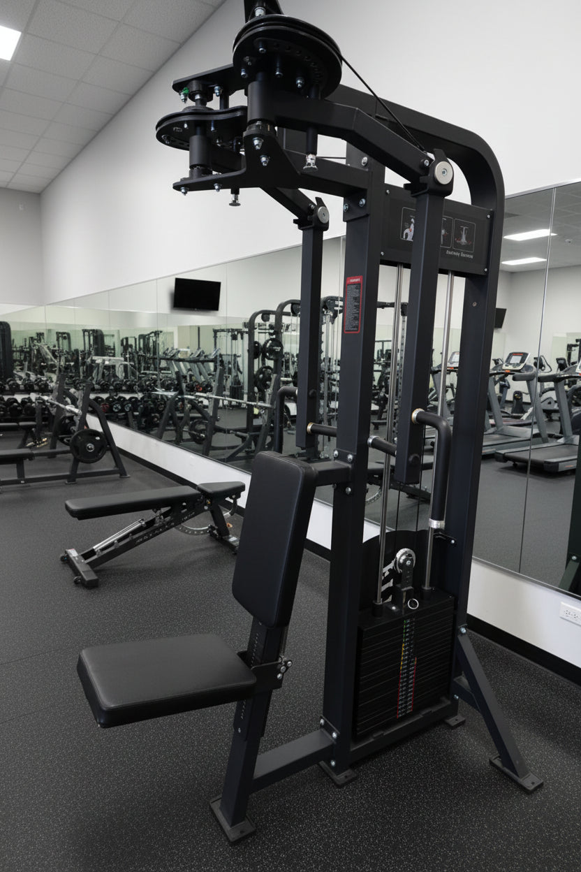 Selectorized Pec Fly & Rear Delt Fly (Pec Deck) w/ 250lb weight stacks (New)