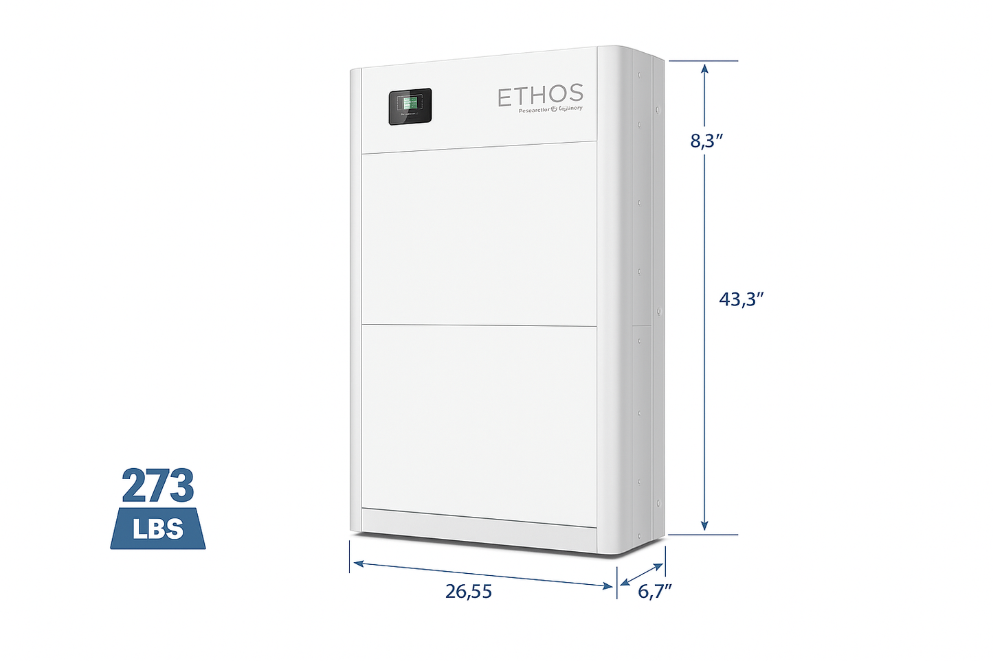 48V ETHOS 10.2KWH (2 Module) â€“ Stackable Power Storage + Ethos Control Box
