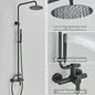 DecorBites™ Black Shower Faucet Set with Rainfall Shower Head and Wall Mounted Mixer Tap