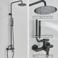 DecorBites™ Black Shower Faucet Set with Rainfall Shower Head and Wall Mounted Mixer Tap